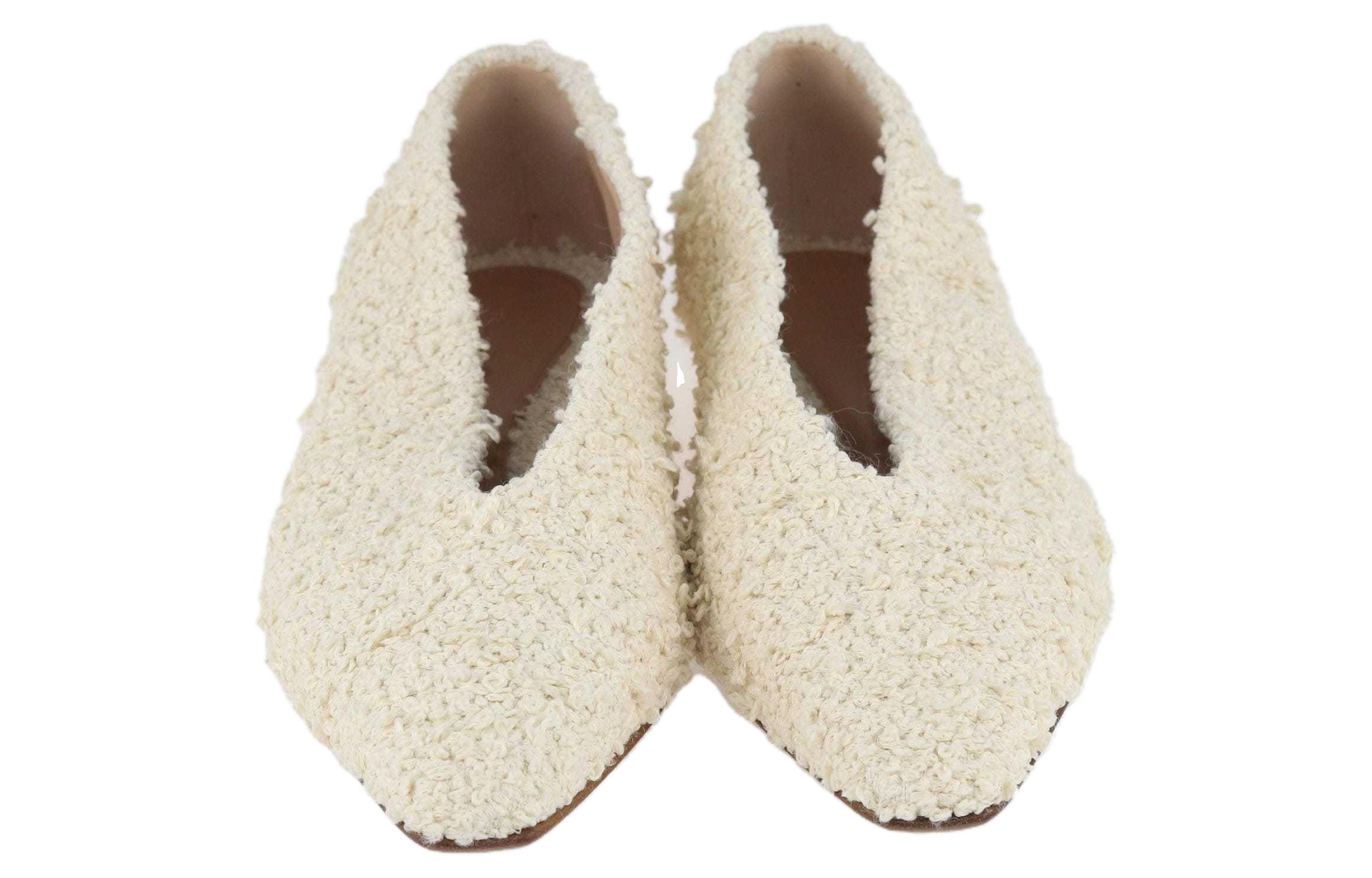 (W) Bottega Veneta Fashion Flat 'White' 圖 4