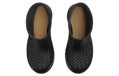 (Women) Bottega Veneta Fireman Boots Intrecciato 'Black'
