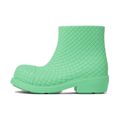 (W) Bottega Veneta Fireman Boot 'Solid Green'