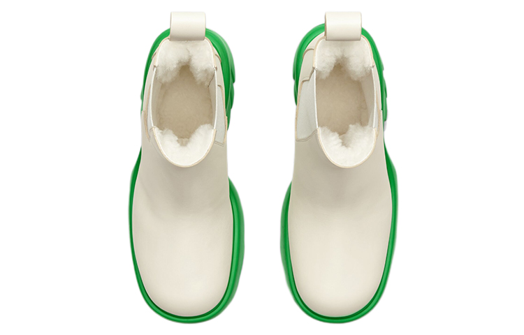 Order (W) 보테가 베네타 앵클 첼시 부츠 '화이트 패럿' 716245V1BN19168