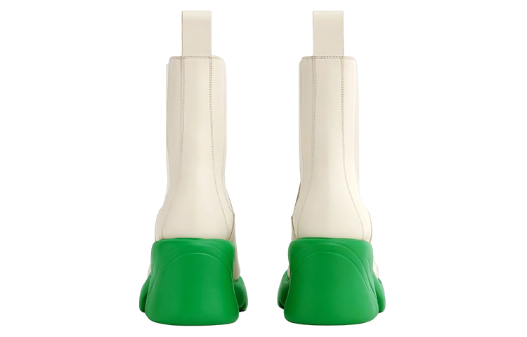 Shop (W) 보테가 베네타 앵클 첼시 부츠 '화이트 패럿' 716245V1BN19168