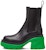 (W) Bottega Veneta Flash Chelsea Boot 'Black Grass' Hitam Rumput 667148-VBS50-1476