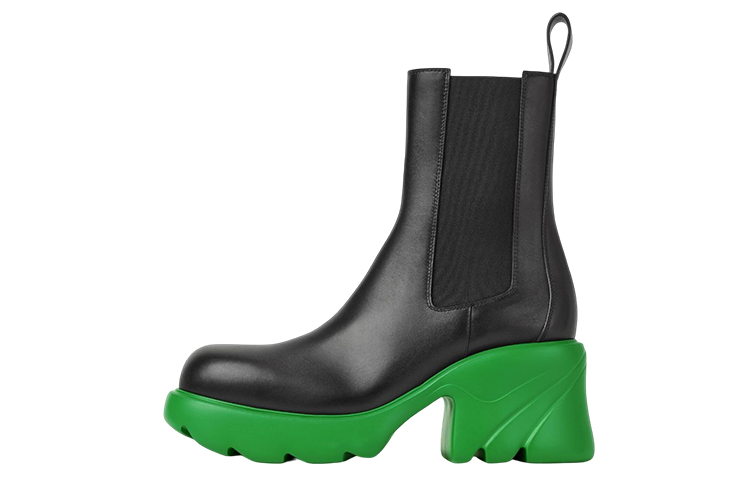 (Women) Bottega Veneta Flash Chelsea Boot 'Black Parakeet' 716245-V1BN1-1386