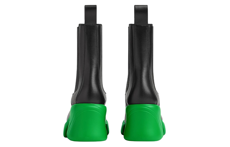 Shop Bottega Veneta葆蝶家 Flash 皮革 時尚 短筒 切爾西靴 9.5cm 女款 黑色