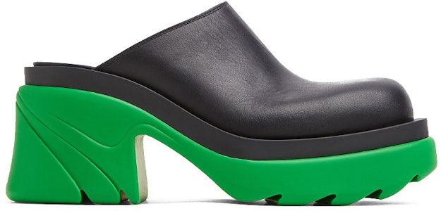 Bottega Veneta 葆蝶家 Flash 皮革高跟鞋 女款 黑綠 Order Bottega Veneta 葆蝶家 Flash 皮革高跟鞋 女款 黑綠