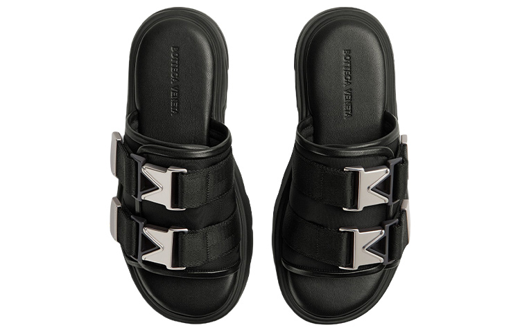 Lookbook (W) ボッテガ・ヴェネタ フラッシュサンダル (ブラック) 690034-V0DS2-1000