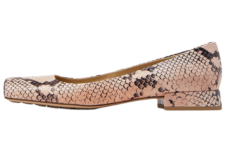 Buy (W) Bottega Veneta Flat 'Ular Sawa Merah Jambu' 692090V1T205481