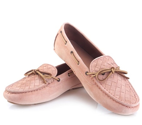 (Women) Bottega Veneta Flat Calfskin Intrecciato Lace-Up 'Nude' 283058VFCA16813 Order (Women) Bottega Veneta Flat Calfskin Intrecciato Lace-Up 'Nude' 283058VFCA16813