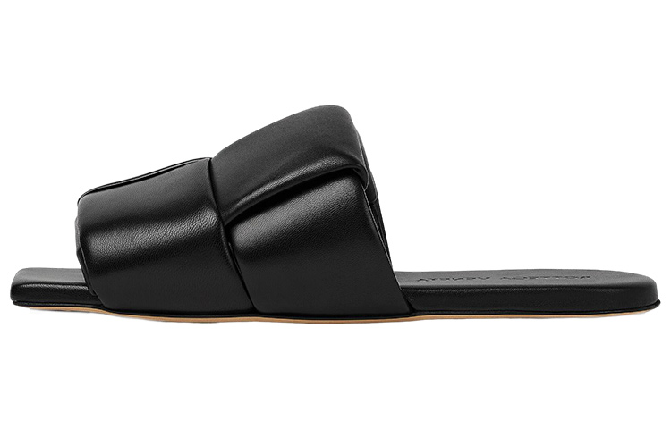 Buy (W) Bottega Veneta Sandal Datar ''Hitam'' 741259-VBSD0-1000