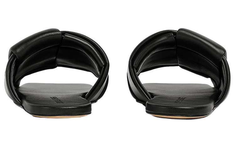 Shop (W) Bottega Veneta Sandal Datar ''Hitam'' 741259-VBSD0-1000