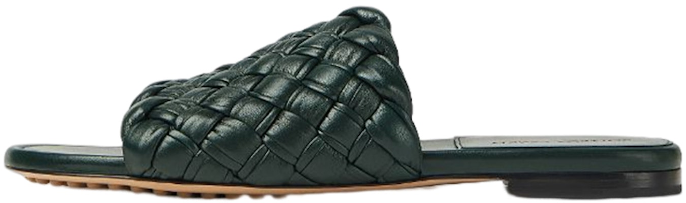 Bottega Veneta葆蝶家 皮革 平底 涼鞋 女款 墨井色 Buy Bottega Veneta葆蝶家 皮革 平底 涼鞋 女款 墨井色