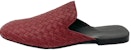 (W) Sandal Rata Bottega Veneta 'Merah Hitam' 456657V0AH06453