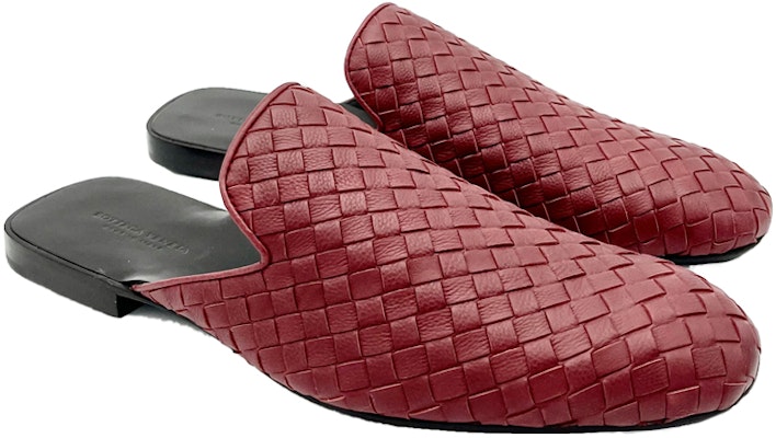 (W) Sandal Rata Bottega Veneta 'Merah Hitam' 456657V0AH06453 Order (W) Sandal Rata Bottega Veneta 'Merah Hitam' 456657V0AH06453