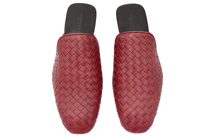 Lookbook (Women) Bottega Veneta Flat Sandals 'Red Black' 456657V0AH06453