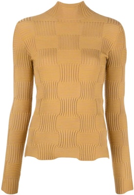 (Women) Bottega Veneta FW22 Brown Turtleneck Wool Sweater 705135V28V02270 Buy (Women) Bottega Veneta FW22 Brown Turtleneck Wool Sweater 705135V28V02270
