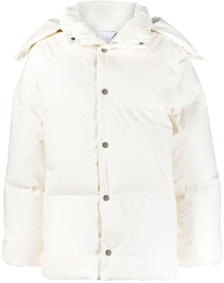 (Women) Bottega Veneta FW22 White Quilted Down Hooded Jacket 708191V1LE09071 Buy (Women) Bottega Veneta FW22 White Quilted Down Hooded Jacket 708191V1LE09071