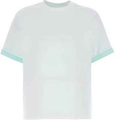 (Women) Bottega Veneta Green Crew Neck Fitted Short Sleeve T-Shirt 744990V16E09016 Buy (Women) Bottega Veneta Green Crew Neck Fitted Short Sleeve T-Shirt 744990V16E09016