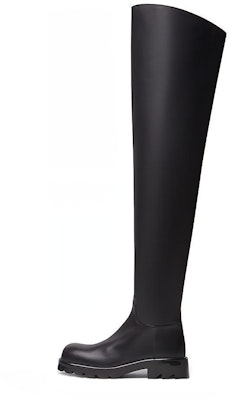 (Women) Bottega Veneta High-Top Boot 'Black Leather' 677309V1AY01000 Buy (Women) Bottega Veneta High-Top Boot 'Black Leather' 677309V1AY01000