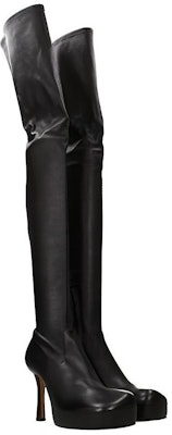 (Women) Bottega Veneta High-Top Boot 'Black Leather' 630168VBP401000 Lookbook (Women) Bottega Veneta High-Top Boot 'Black Leather' 630168VBP401000