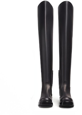 (Women) Bottega Veneta High-Top Boot 'Black Leather' 677309V1AY01000 Lookbook (Women) Bottega Veneta High-Top Boot 'Black Leather' 677309V1AY01000