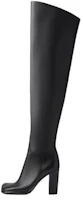 (Women) Bottega Veneta High-Top Leather Boots 'Black' 677277V1AY01000 (Women) Bottega Veneta High-Top Leather Boots 'Black' 677277V1AY01000