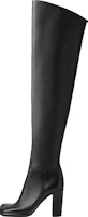 (Women) Bottega Veneta High-Top Leather Boots 'Black' 677277V1AY01000 (Women) Bottega Veneta High-Top Leather Boots 'Black' 677277V1AY01000