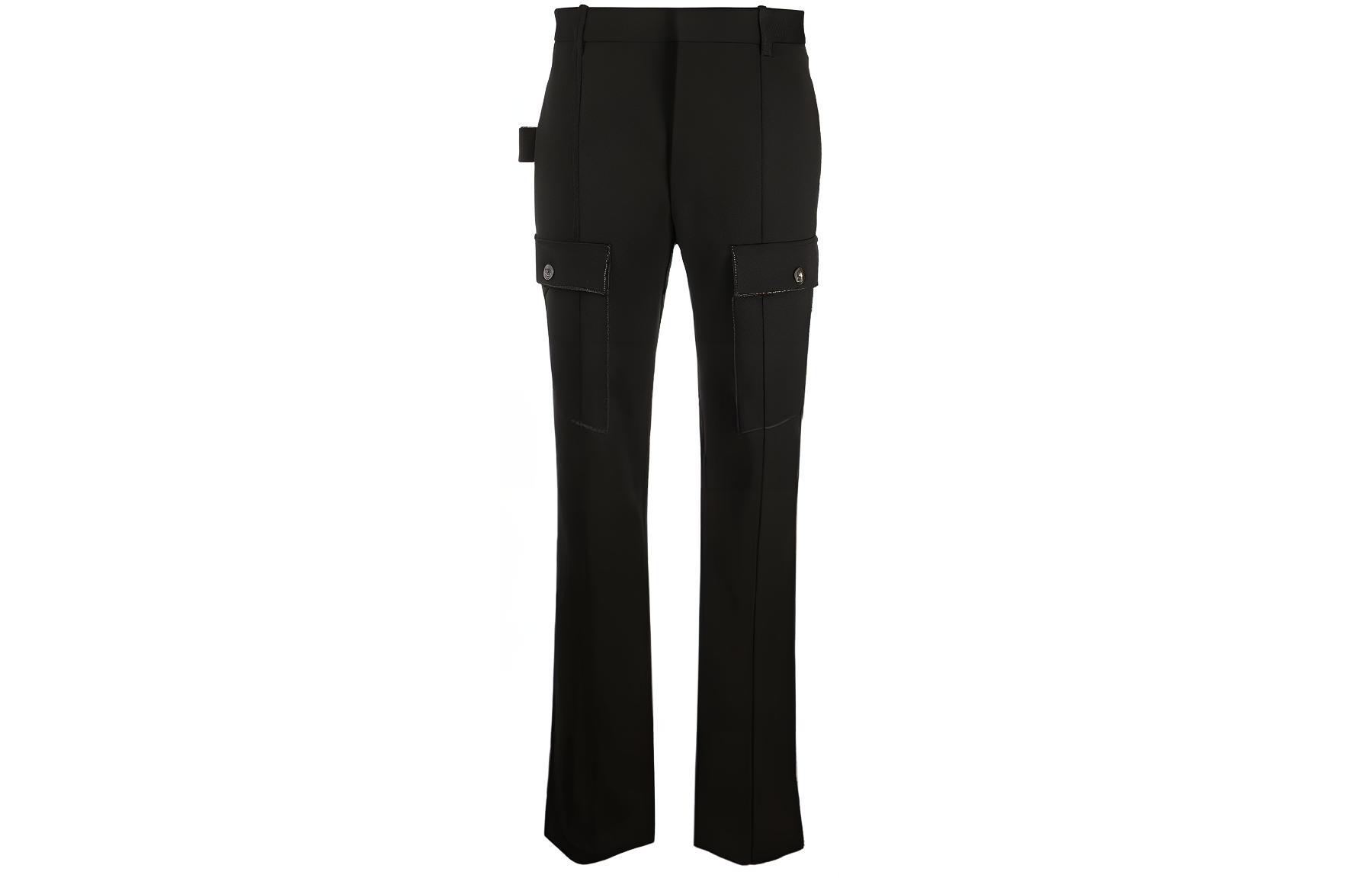 (Women) Bottega Veneta High-Waisted Cargo Pants Black 672362V0IV01000