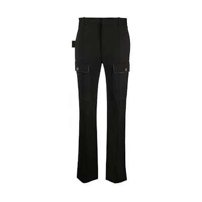 (Women) Bottega Veneta High-Waisted Cargo Pants Black 672362V0IV01000