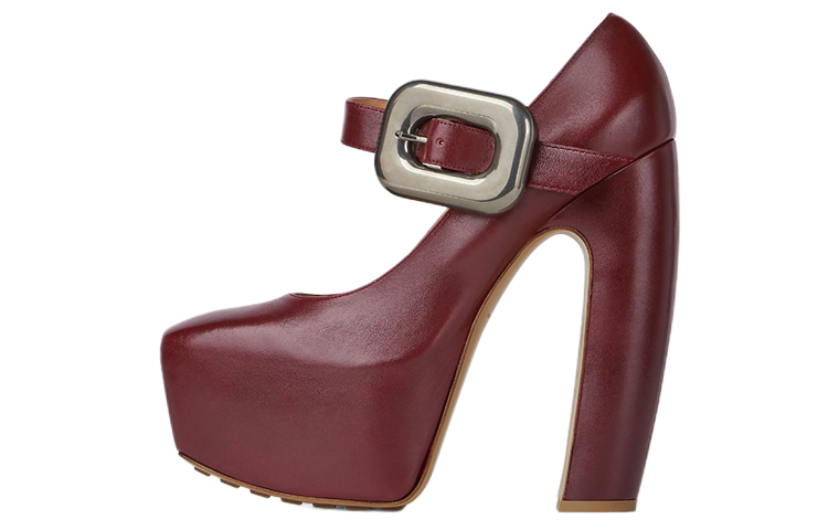 (W) Bottega Veneta High Heel 'Cherry'