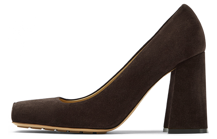 (W) Bottega Veneta High Heel 'Coffee Suede'