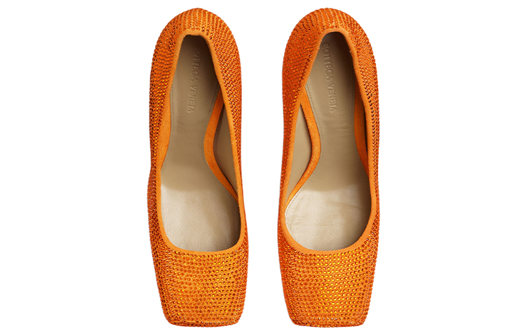 (W) Bottega Veneta High Heel 'Crystal Orange' 圖 3