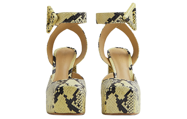 (W) Bottega Veneta High Heel 'Kiwi Black Python Fade' 圖 2