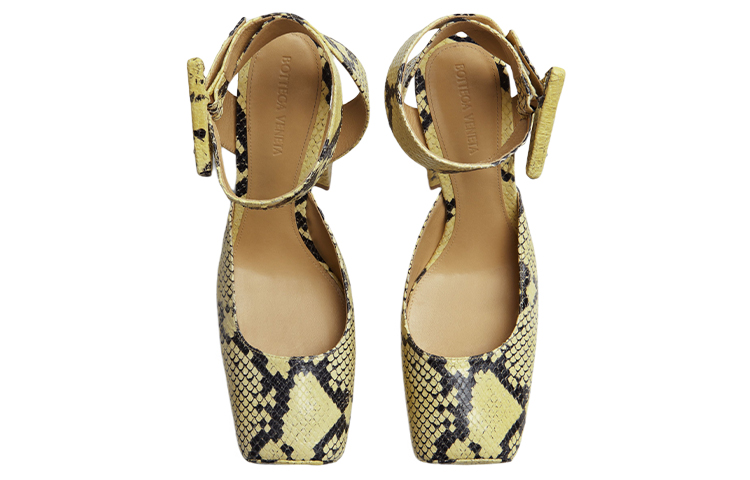 (W) Bottega Veneta High Heel 'Kiwi Black Python Fade' 圖 3