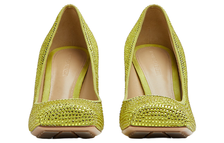 (W) Bottega Veneta High Heel with Rhinestones 'Green' 圖 2