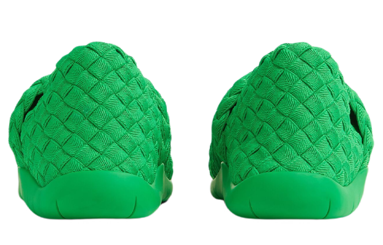 Shop (Women) Bottega Veneta Intreccio Slip-On 'Green Fashion' 667227V0GV03730