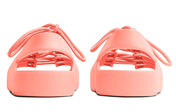 (W) Bottega Veneta Jelly Lace-Up Sandals 'Pink' 圖 5