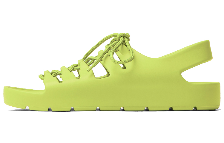 (Women) Bottega Veneta Jelly Rubber Flat Sandals 'Yellow' 667220V11T03492