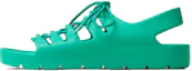 Buy (Women) Bottega Veneta Jelly Rubber Lace-up Flat Sandals 'Light Green' 667220V11T03548