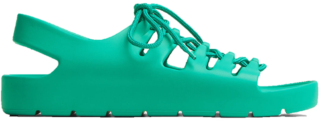 (Women) Bottega Veneta Jelly Rubber Lace-up Flat Sandals 'Light Green' 667220V11T03548 Order (Women) Bottega Veneta Jelly Rubber Lace-up Flat Sandals 'Light Green' 667220V11T03548
