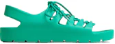 Order (Women) Bottega Veneta Jelly Rubber Lace-up Flat Sandals 'Light Green' 667220V11T03548