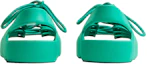 Purchase (Women) Bottega Veneta Jelly Rubber Lace-up Flat Sandals 'Light Green' 667220V11T03548