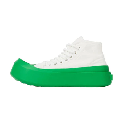 (W) Bottega Veneta Jumbo 'White Green'