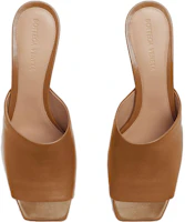 Lookbook (W) Bottega Veneta KNOT 'Sandalias de Piel Marrón de Punta Abierta' 764401VBSF02628