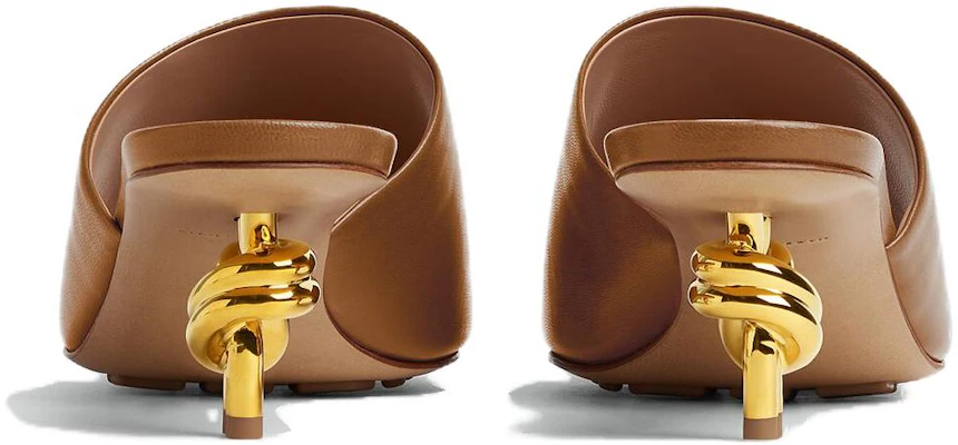 (W) Bottega Veneta KNOT 'Sandal Kulit Cokelat Terbuka' 764401VBSF02628 Shop (W) Bottega Veneta KNOT 'Sandal Kulit Cokelat Terbuka' 764401VBSF02628