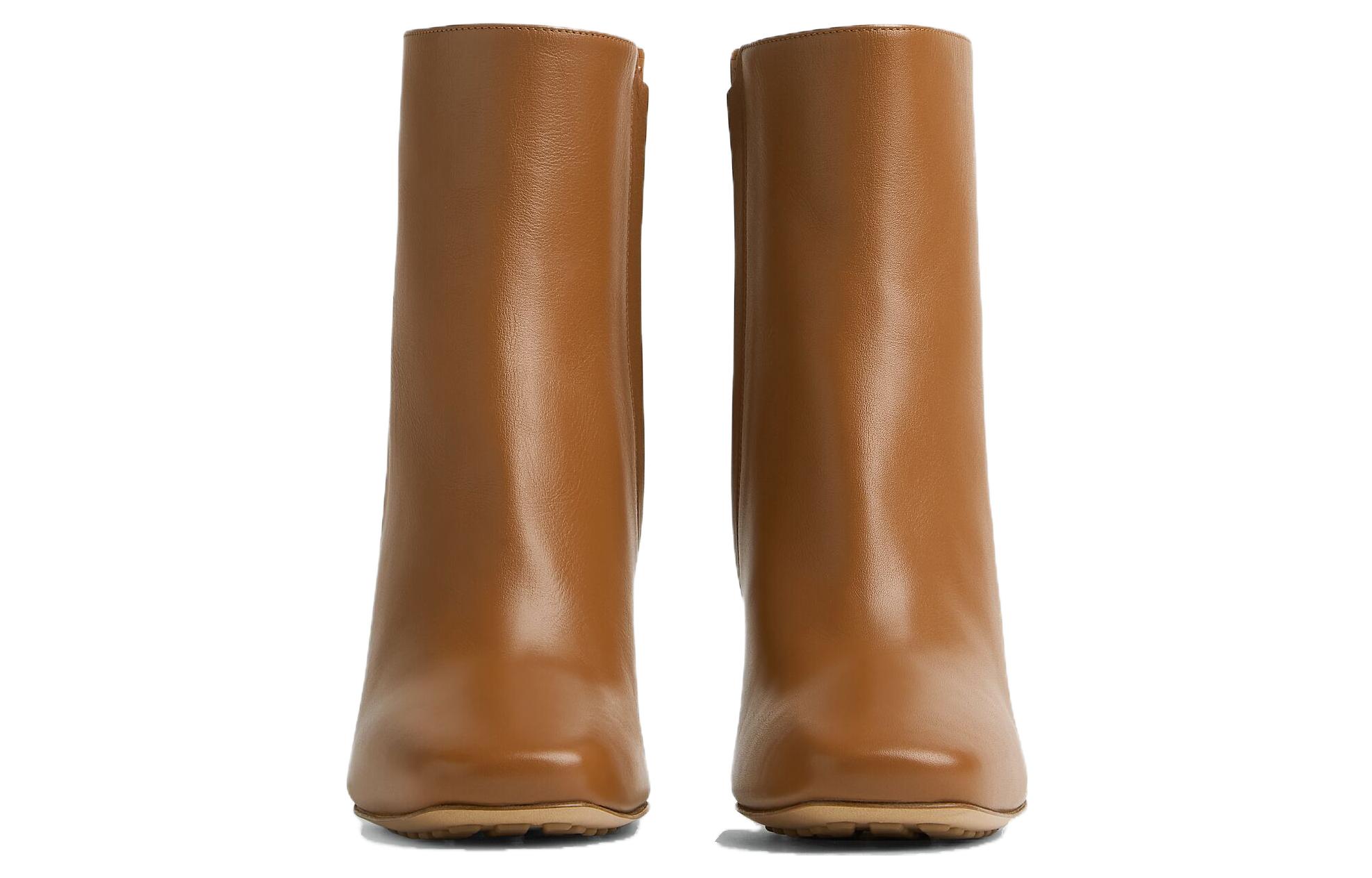 (W) Bottega Veneta KNOT Ankle Boot 'Brown Zipper' 圖 2