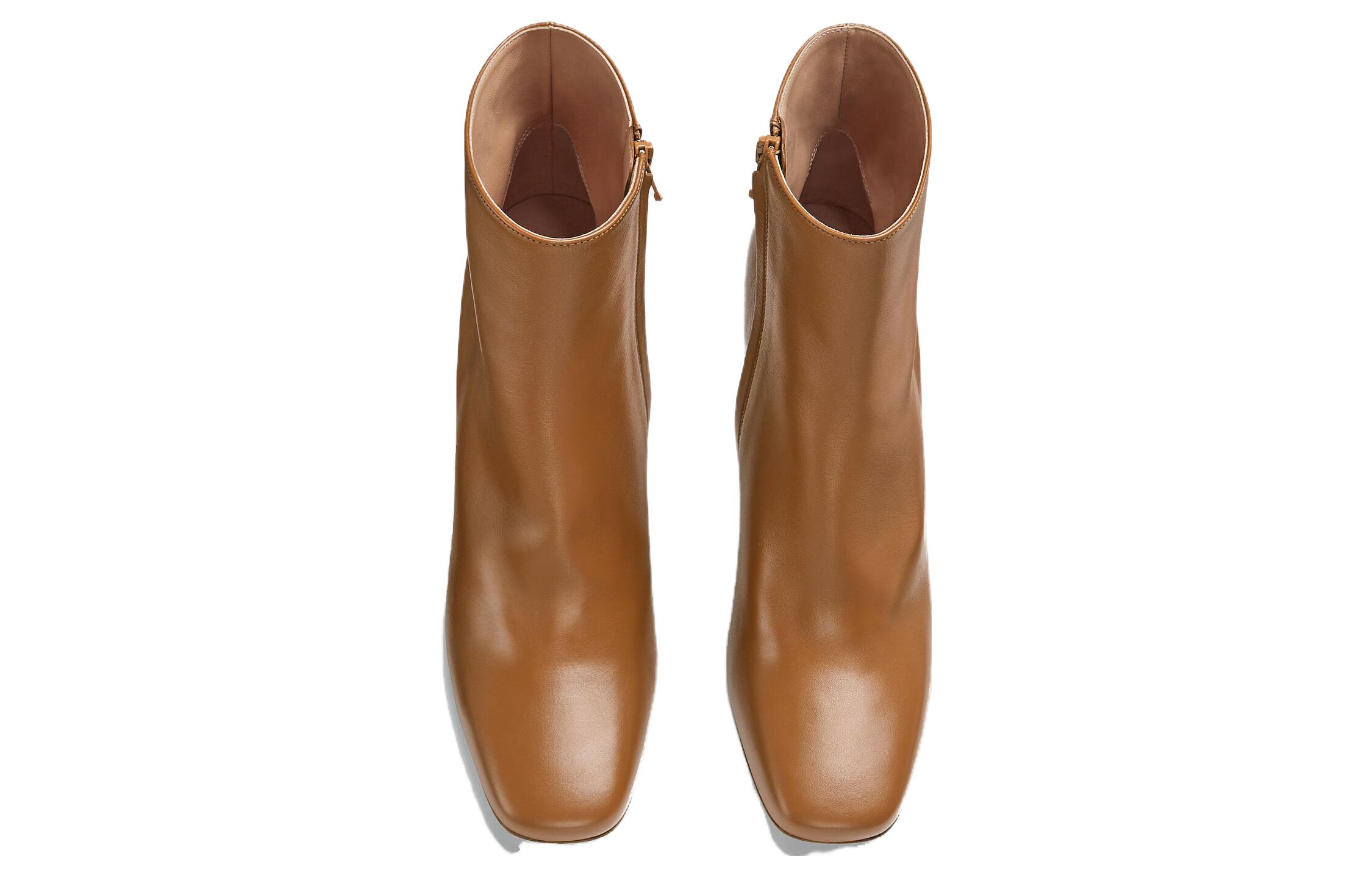 (W) Bottega Veneta KNOT Ankle Boot 'Brown Zipper' 圖 3