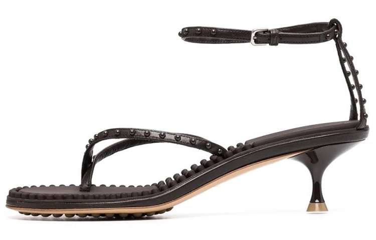 (Women) Bottega Veneta Lagoon Bubble 'Black Fashion Versatile Sport Sandal' 659006V0U502113