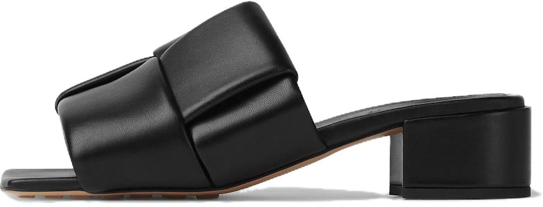 (W) Bottega Veneta Sandalias de Cuero Negro Punta Abierta 'Black Comfort' 763859VBSD01000 Buy (W) Bottega Veneta Sandalias de Cuero Negro Punta Abierta 'Black Comfort' 763859VBSD01000