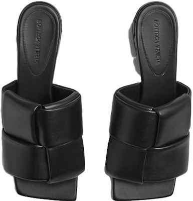 (Women) Bottega Veneta Lambskin Leather Open-Toe Slide 'Black Comfort' 763859VBSD01000 Lookbook (Women) Bottega Veneta Lambskin Leather Open-Toe Slide 'Black Comfort' 763859VBSD01000