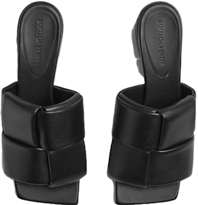 (W) Bottega Veneta Sandalias de Cuero Negro Punta Abierta 'Black Comfort' 763859VBSD01000 Lookbook (W) Bottega Veneta Sandalias de Cuero Negro Punta Abierta 'Black Comfort' 763859VBSD01000